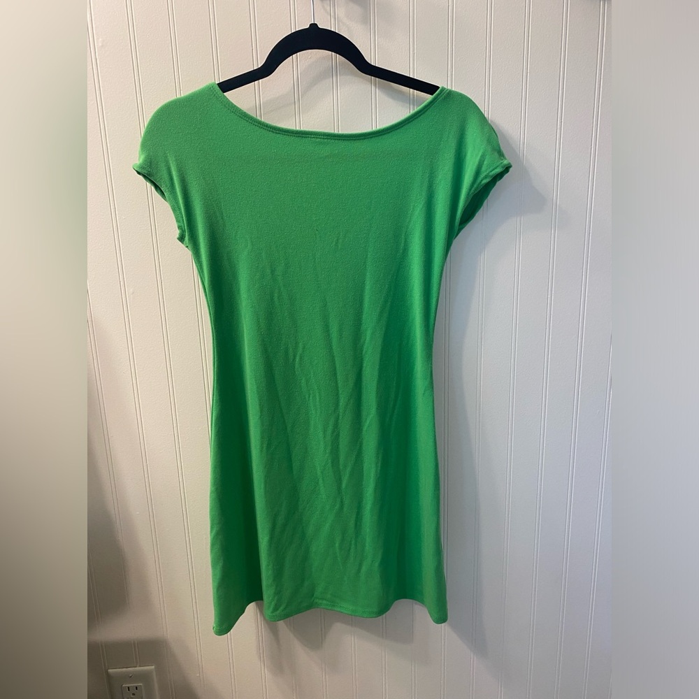 Bright Green Free People Beach Dress NWOT